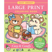 Cozy & Comfy Large Print Coloring Book - Big and Simple Designs for All Ages