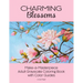 Charming Blossoms: Make-a-Masterpiece Adult Grayscale Coloring Book with Color Guides