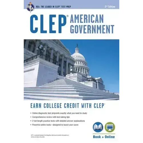 Clep(r) American Government Book + Online