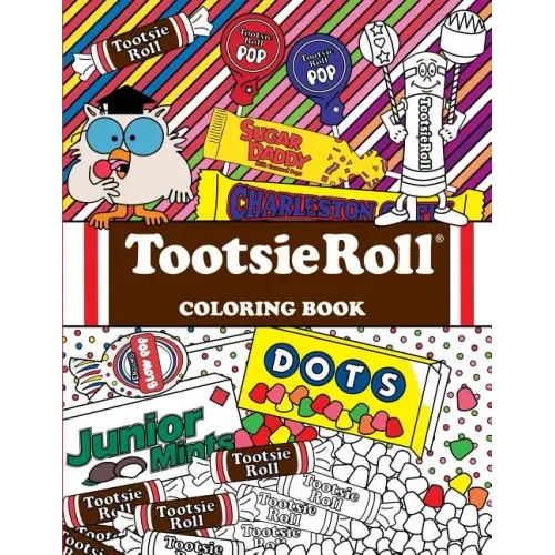 Tootsie Roll Coloring Book: 24 Page Coloring Book