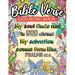 Bible Verse Coloring Book: 50 Inspirational Verses to Color and Reflect