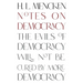 Notes on Democracy (Warbler Classics Annotated Edition)
