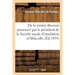 de la Misère Discours Prononcé Par Le Président de la Société Royale d'Émulation d'Abbeville