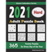 2021 Adult Puzzle Book: 365 Hard Variety Puzzles for Every Day of the Year: 12 Puzzle Types (Sudoku, Fillomino, Battleships, Calcudoku, Binary Puzzle,