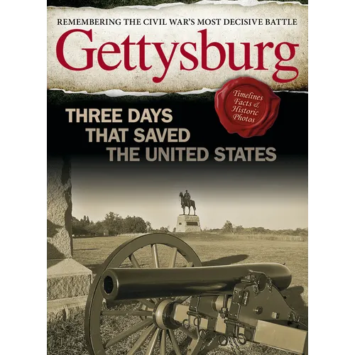 Gettysburg: Three Days That Saved the United States