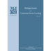Michigan Journal of Community Service Learning: Volume 24 Number 1 - Winter 2017