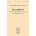 Fragments: Traite Scientifique En Prose Ou Poeme Medical?