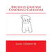 Brussels Griffon Coloring Calendar