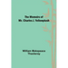 The Memoirs of Mr. Charles J. Yellowplush
