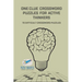 One Clue Crossword Puzzles for Active Thinkers 70 Difficult Crossword Puzzles
