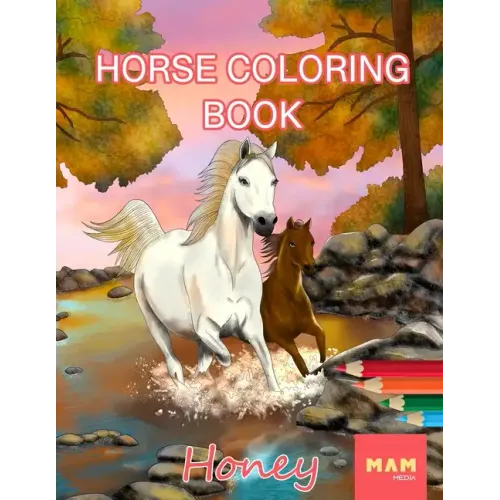 Horse Coloring Book: Anti-Stress Coloring Book