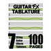 Guitar FX Tablature 7-String Guitar Effects Tablature 100 Pages