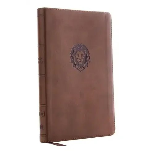 Kjv, Thinline Bible Youth Edition, Leathersoft, Brown, Red Letter Edition, Comfort Print