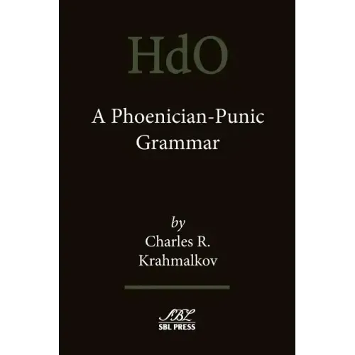 A Phoenician-Punic Grammar