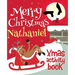 Merry Christmas Nathaniel - Xmas Activity Book: (Personalized Children's Activity Book)