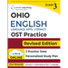 Ohio State Test Prep: Grade 3 English Language Arts Literacy (ELA) Practice Workbook and Full-length Online Assessments: OST Study Guide