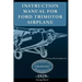 Instruction Manual for Ford Trimotor Airplane