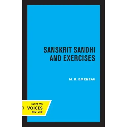 Sanskrit Sandhi and Exercises, Revised Edition
