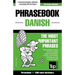 Danish phrasebook and 1500-word dictionary