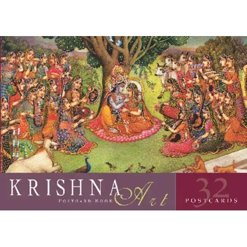 Krishna Art Postcard Book