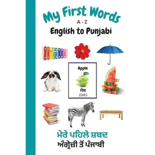 My First Words A - Z English to Punjabi: Bilingual Learning Made Fun and Easy with Words and Pictures