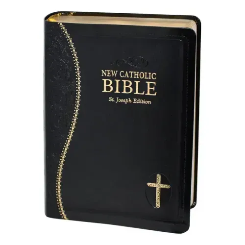 New Catholic Bible Medium Print Dura Lux (Black)