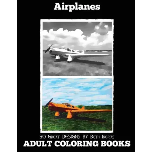 Adult Coloring Books: Airplanes