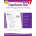 Comprehension Skills: 40 Short Passages for Close Reading: Grade 5