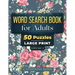 Word Search Books For Adults Volume 2: 50 Puzzles Large Print