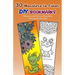 30 Monsters to Color DIY Bookmarks: Monsters and Flower Mandalas Coloring Bookmarks