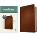 NLT Thinline Reference Bible, Filament Enabled (Genuine Leather, Brown, Red Letter)