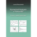 Numerical Analysis in Pascal ABC: Studies in Applied Mathematics