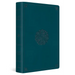 ESV Giant Print Thinline Bible, Red Letter (Trutone, Deep Teal, Emblem Design)