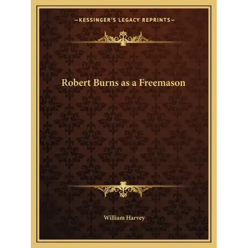 Robert Burns as a Freemason