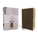 Nasb, Thinline Bible, Large Print, Passaggio Setting, Leathersoft, Brown, Red Letter, 1995 Text, Comfort Print: Elegantly Uniting Single and Double Co