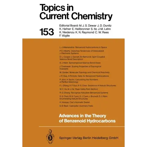 Advances in the Theory of Benzenoid Hydrocarbons