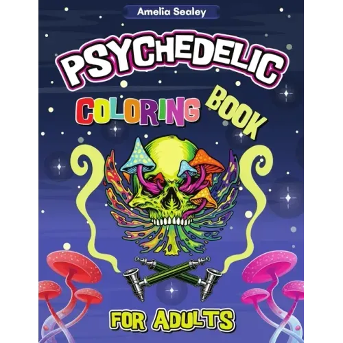 Cannabis Coloring Book for Stress Relief and Relaxation: Trippy Adult Coloring Book