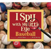I Spy with My Little Eye Baseball: Baseball