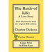The Battle of Life (Cactus Classics Large Print): A Love Story; 16 Point Font; Large Text; Large Type; Illustrated