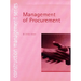 Management of Procurement