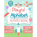Playful Alphabet Activity Book: Alphabet Letter Coloring, Tracing, Dot to Dot, Mazes, Matching Games and Word Search Puzzle For Kids Ages 3-6 - +100 P