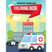 Rescue Vehicles Coloring Book For Toddlers: 25 big & simple images perfect for beginners learning how to color, Ages 2-4, 8.5x11 Inches
