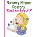 Nursery Rhymes Posters Book for kids 2-7: Perfect Interactive and Educational Gift for Baby, Toddler 1-3 and 2-4 Year Old Girl and Boy