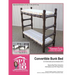 Convertible Bunk Bed: Intermediate-Level PVC Project for 18-inch Dolls
