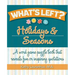 What's Left? Holidays & Seasons: A word game puzzle book that reveals fun or inspiring quotations
