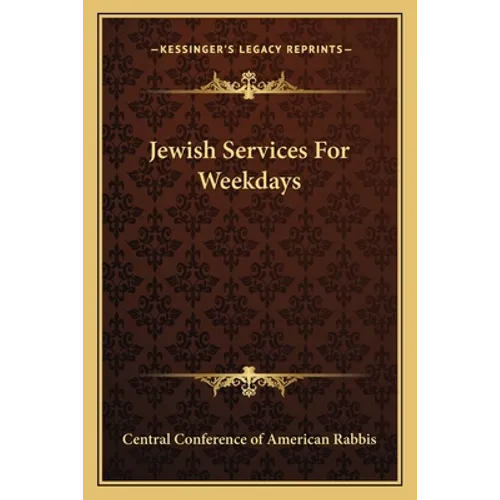Jewish Services For Weekdays