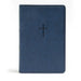 CSB Everyday Study Bible, Navy Cross Leathertouch