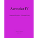 Acrostica IV: Acrostic Puzzles Volume Four