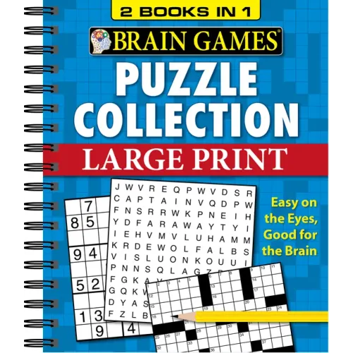 Brain Games - 2 Books in 1 - Puzzle Collection