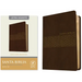 Santa Biblia Ntv, Edición Manual, Letra Gigante (Sentipiel, Café, Letra Roja)